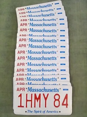 Authentic 2019 Embossed Massachusetts License Plate Spirit Of America EXCELLENT • $9.99