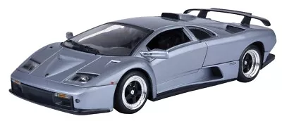 LAMBORGHINI DIABLO GT SILVER 1:18 DIECAST MODEL CAR BY MOTORMAX. No Box. • $15