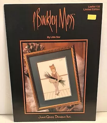 P Buckley Moss MY LITTLE STAR Ballerina Cross Stitch Chart June Grigg  RETIRED • $10.99