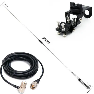 Nagoya NL-770R 144/430MHz Dual Band Car Ham Radios Antenna & RB-46 Base 5M Cable • $28.90