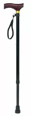 Folding Collapsible & Height Adjustable Lightweight T Handle Walking Stick Cane • £9.99