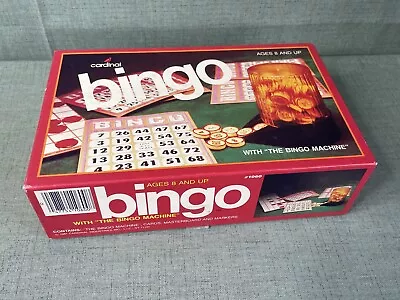 Vintage Bingo Game Cardinal 1981 With The Bingo Machine Extra Bingo Cards • $12.80