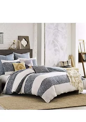 KAS ROOM South Hampton TWIN Duvet Cover In Blue/White BRAND NEW IN CASE • £27.55