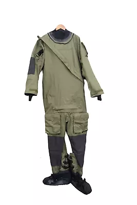 British Military Drysuit Typhoon Immersion Suit Goretex Large Used Frisbo • £124.50