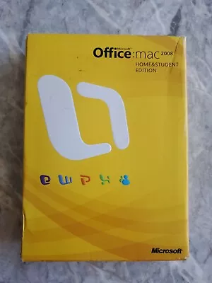 Microsoft Office 2008 Home & Student For Mac 3 Users • $20