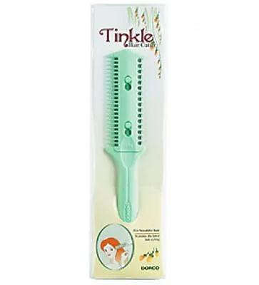 Professional Tinkle Hair Cutter Thinning Shaper Comb 2 Razor Blades Trimmer Cut • £2.49