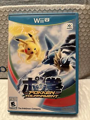 $9.99 • Buy Pokken Tournament (Nintendo Wii U, 2016) Pokemon Game Tested