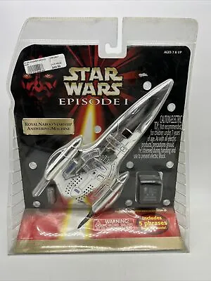 Star Wars Episode 1 Royal Naboo Starship Answering Machine Tiger Electronic 1999 • $10.99