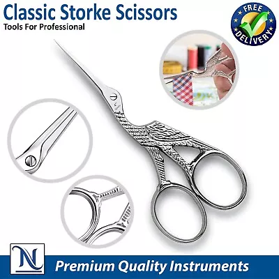 Best Cuticle Nail Curved Scissors Extra Sharp Classic Professional Manicure • $8.74