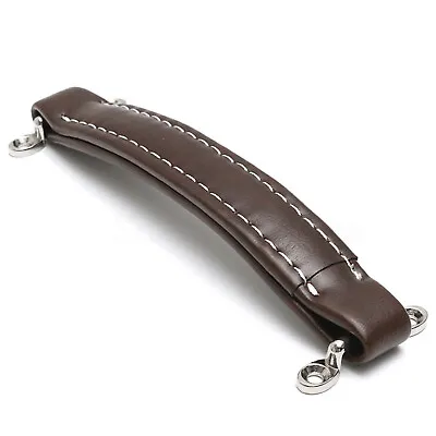 1*Antique Style Guitar Amplifier Leather Handle Strap W/ Fittings For Fender Amp • $13.38