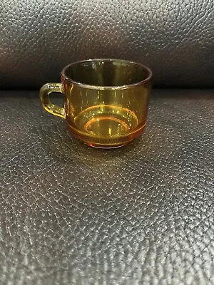 Vintage Vereco France Amber Small Cup Espresso Coffee Tea Cup Pre Owned • $16