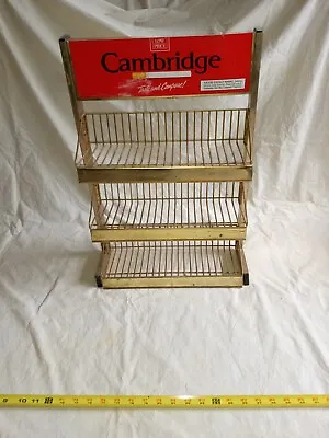 VTG CAMBRIDGE Cigarette ADVERTISING Store Display Rack PROPERTY OF PHILIP MORRI • $299.99