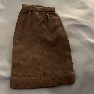 Vintage  Barbie Handmade Brown Skirt With YKK Zipper • $2.99