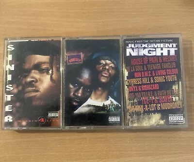 Rap Bundle Sinister/Mobb Deep And Judgement Night Cassette Tapes  • $202.07