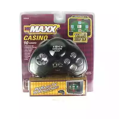 VS MAXX Casino 10 Games TV Hand Held Game Featuring Texas Hold Em Poker NEW • $8.78