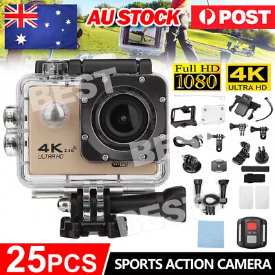 $30.45 • Buy GoPro 4KHD 1080P Waterproof Sports Action Camera WiFi Video Recorder HOT 16MP