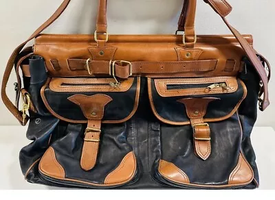 Vintage Genuine Rare Soft Leather Mail-Messenger Shoulder Bag - Nice! • $249.99