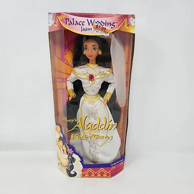 £101.48 • Buy Disney Jasmine Aladdin King Of Thieves Palace Wedding Doll 1996 Mattel 16199