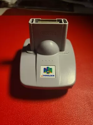 Authentic N64 Transfer Pak Nintendo 64 NUS-019 Grey TESTED WORKS • $14.58