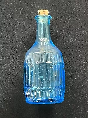 Miniature Wheaton Glass Bottles Blue Root Bitters With Cork • $7.99