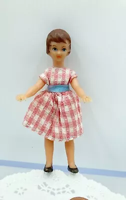 Vtg Ideal Rubbery Dollhouse Mom Doll 1:16 Scale • $15.99