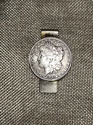 Genuine US Morgan Silver Dollar Money Clip • $99.99