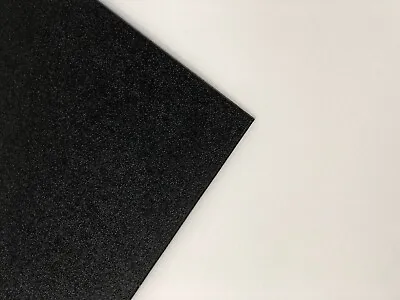 Black Marine Board HDPE Polyethylene Plastic Sheet 1/2  X 36  X 30   Textured • $120.84