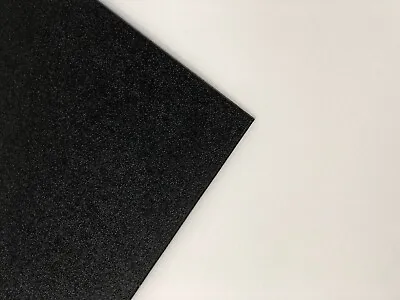 Black Marine Board HDPE Polyethylene Plastic Sheet 3/4  X 12  X 12   Textured • $26.24
