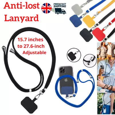 Anti-lost Mobile Phone Lanyard Neck Strap Universal Cross Body Smartphone Rope • £5.99