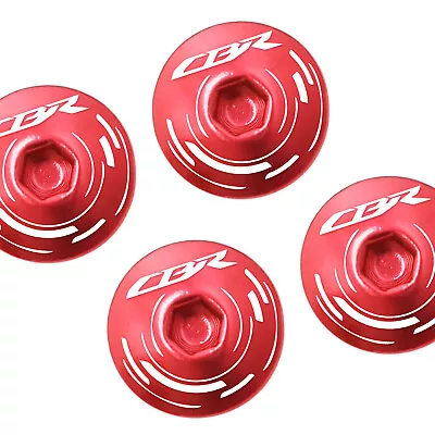 $12.88 • Buy For Honda CBR954RR 02 03 CNC Windscreen Bolt Well Nuts Red