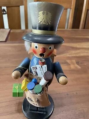 Vtg Steinbach Urafent Volkskunst Postman Mailman Smoker Figurine • $10.50