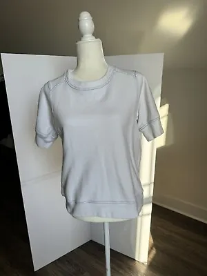 J. Crew Women's Short Sleeve Sweatshirt Size S White • $15
