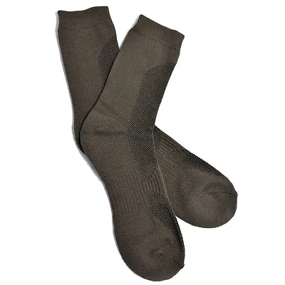 £9.25 • Buy New COOLMAX SOCKS - OLIVE GREEN - All Sizes Hiking Walking Military Foot Thermal