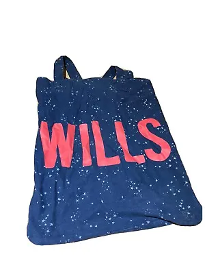 Jack Wills - Navy Tote Bag - Star Print • £3