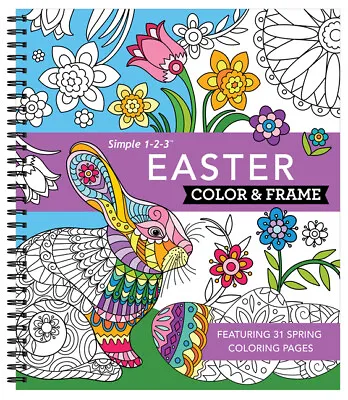 Color & Frame - Easter (Adult Coloring Book) • $9.98