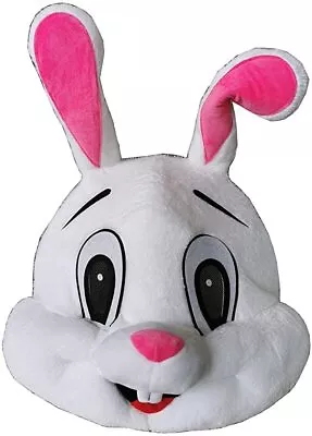 Easter Plush Bugs Bunny Animal Head Mask Halloween Rabbit Mascot Costume • $36.09