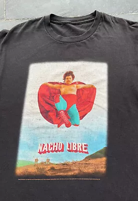 Vintage 2006 Nacho Libre Jack Black Movie Promo T-Shirt Paramount Pictures Large • $119.99
