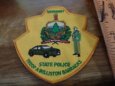  Vermont State Police Troop A Williston  Barracks  State Trooper Highway Patrol • $8.99