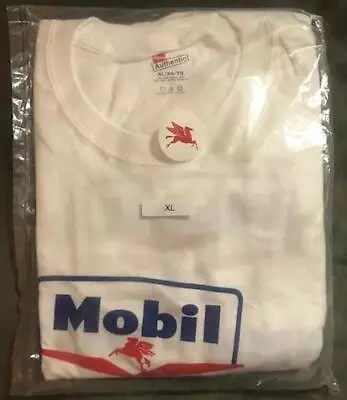 ~MOBIL INDY 500 Tee T Shirt- NEW- 1966 Graham Hill HANES New FREE SHIPPING Read~ • $28.95