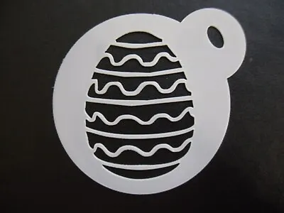 60mm Easter Egg Image Design Cake Cookie Craft & Face Painting Stencil • £1.50