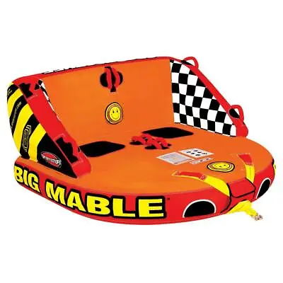 Airhead Towable Boat/Lake Tube Double Rider Heavy-Duty Nylon Inflatable Sitting • $314.63