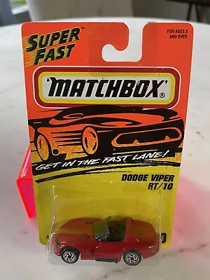 🆕MatchBox✨1994 Dodge Viper RT/10✨RED✨TV SHOW✨MB #10✨Thailand • $6.98