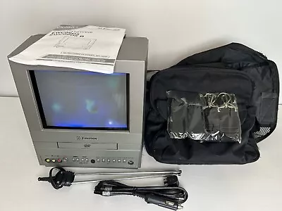 Emerson EWC09D5 9 Inch CRT DVD Combo TV Travel  Retro Gaming No Remote Works! • $69.95