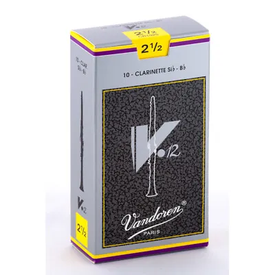 Vandoren CR1925 V12 Bb Clarinet Reeds 2.5 Strength • $31.95