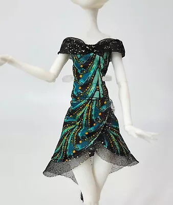 Monster High Doll Cleo De Nile Frights Camera Action Gown Dress Teal Aqua • $8