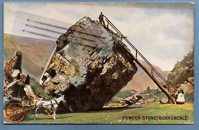 £0.99 • Buy Postcard Bowder Stone Borrowdale Lale District Cumbria Nr Keswick Watendlath