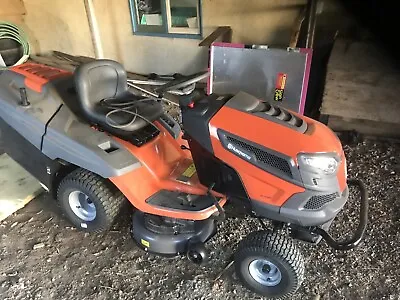 $4800 • Buy Husqvarna TC 138T Ride On Mower As New 10 Hours  has Rear Catcher Cruise Control