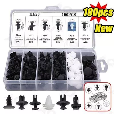 Kit Bumper Parts Car Body Rivet Trim Molding Retainer Assortments Clip Push Pin • $9.79