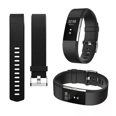 For Fitbit Charge 2 Replacement Silicone Watch Wrist Sports Band Strap Wristband • $8.49