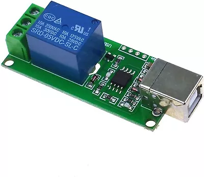 £3.99 • Buy 1Channel 10A PC USB Control Switch Relay Module Free Drive Programmable UK SELLE